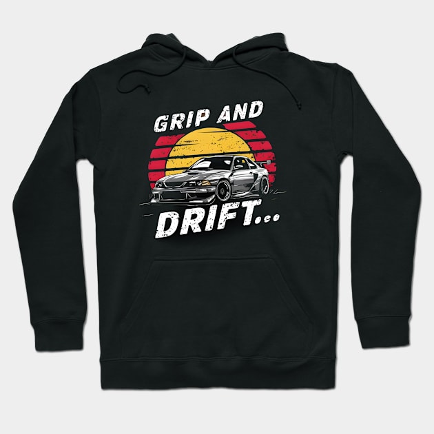 Grip and Drift Hoodie by LENTEE